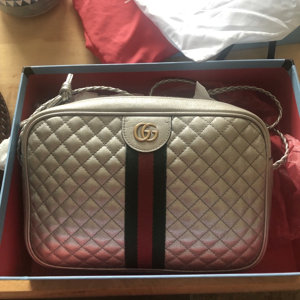 Gucci Ophidia in Silver. Excellent used condition
